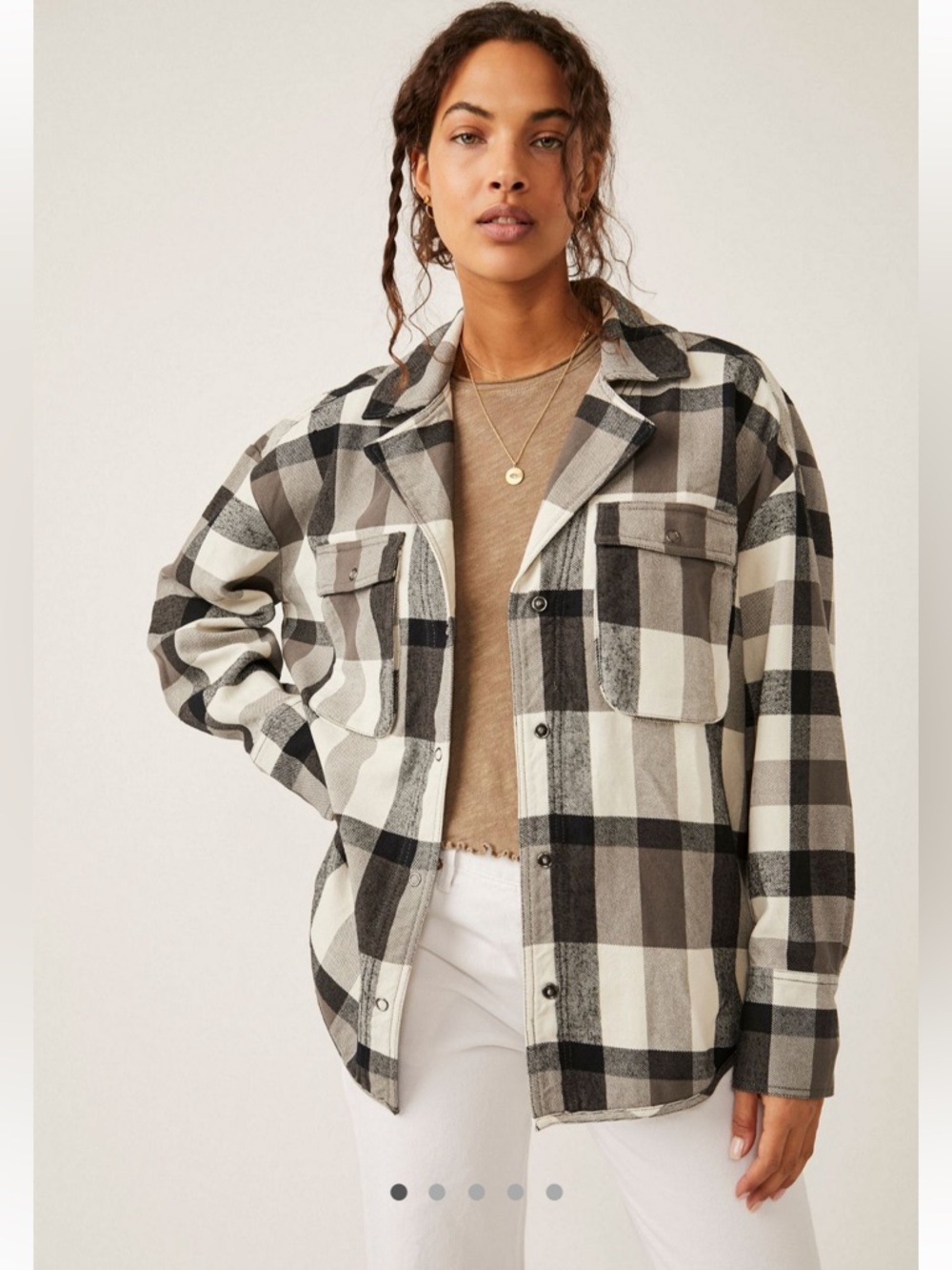 NWOT Free People We the Free Izzie Cargo Shirt
